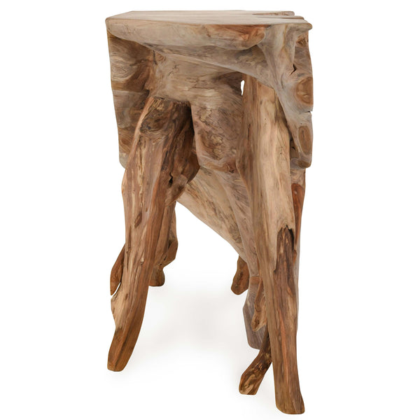 Home Fashion Cypress Root Console Table Natural