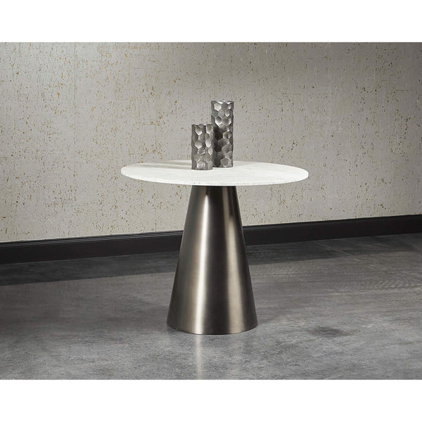 Home Fashion Damon Bistro Table Gunmetal