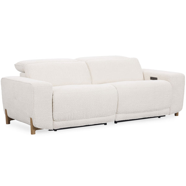 Home Fashion Darrow Power Recliner Sofa Ivory
