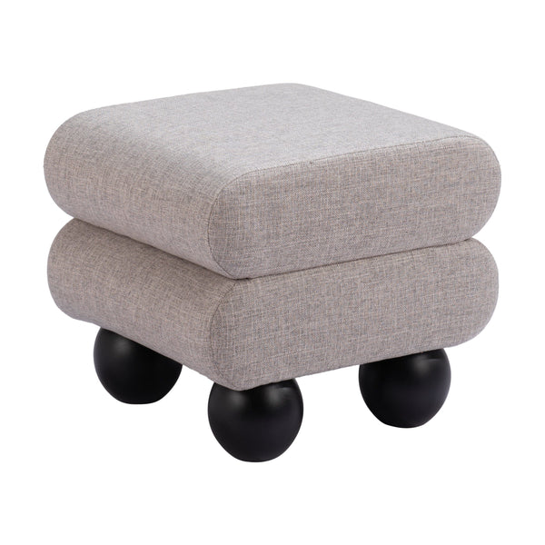 home fashion Davao Ottoman Gray