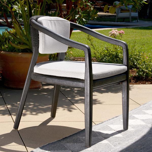 Home Fashion Dawn Outdoor Chair Black