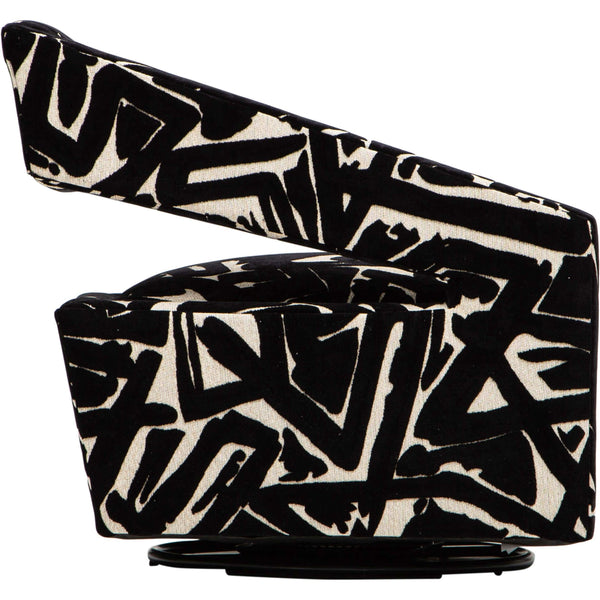 Home Fashion Decker Swivel Chair ACDC Onyx