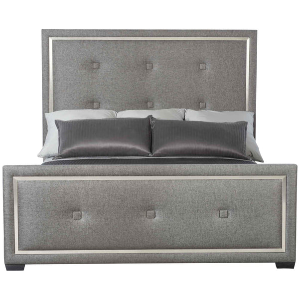 Home Fashion Decorage Upholstered Panel King Bed