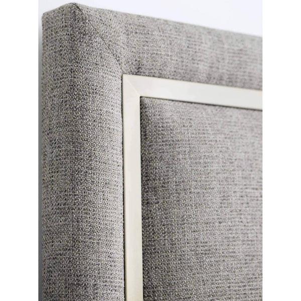 Home Fashion Decorage Upholstered Panel King Bed