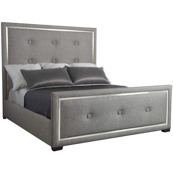 Home Fashion Decorage Upholstered Panel King Bed