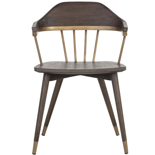 Home Fashion Demi Dining Chair Dark Brown Set Of 2