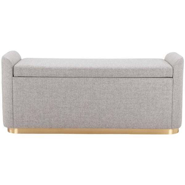Home Fashion Dobo Storage Bench Gray