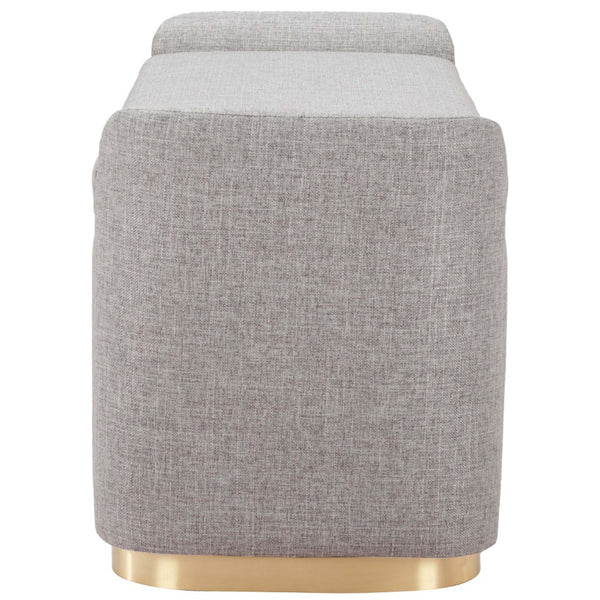 Home Fashion Dobo Storage Bench Gray