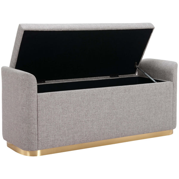 Home Fashion Dobo Storage Bench Gray