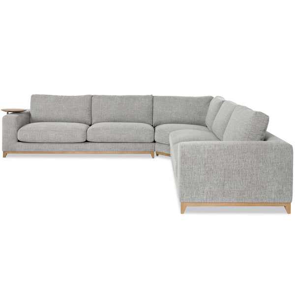 Home Fashion Donovan Sectional Gray
