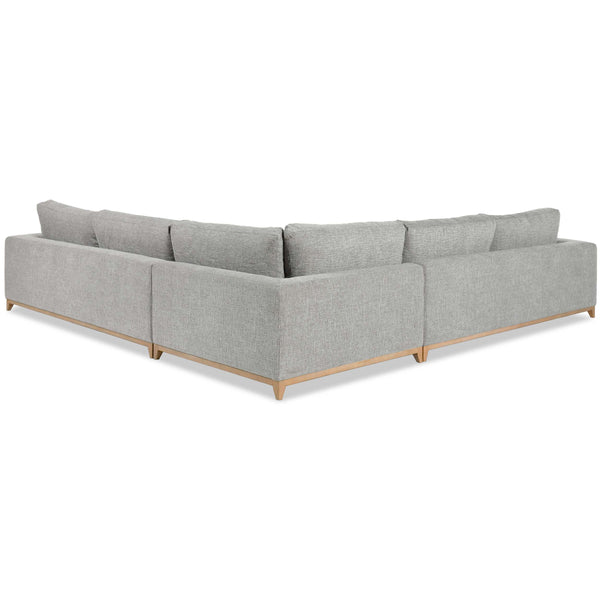 Home Fashion Donovan Sectional Gray