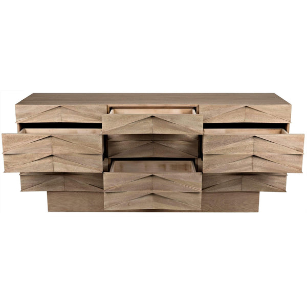 Home Fashion Drake Sideboard Washed Walnut