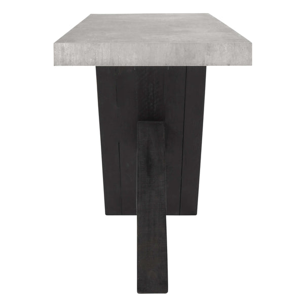 Home Fashion Durant Console Table Carbon Black