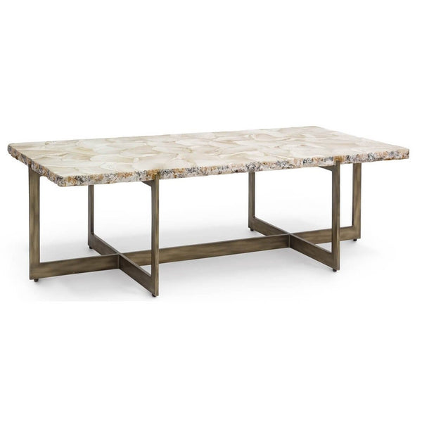 home fashion Durham Fossilized Clam Coffee Table