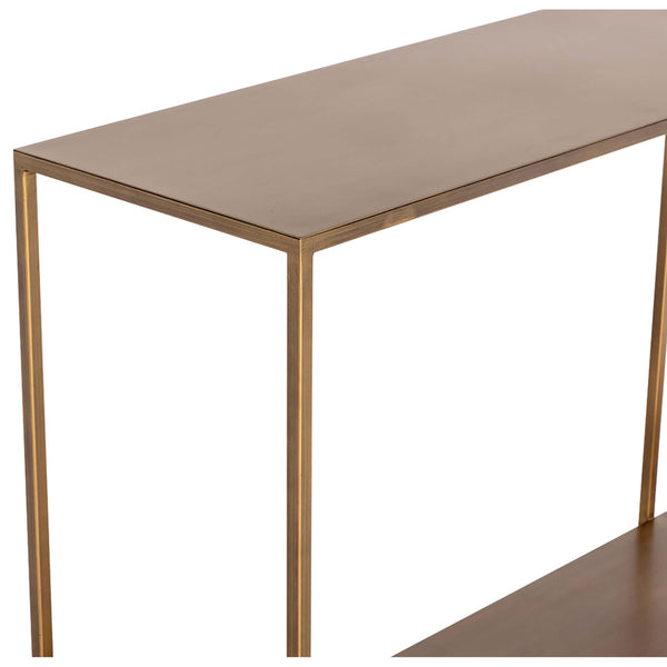 Home Fashion Eiffel Console Table Antique Brass