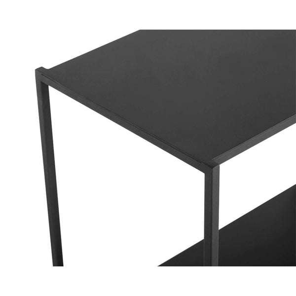 Home Fashion Eiffel Medium Low Bookcase Black