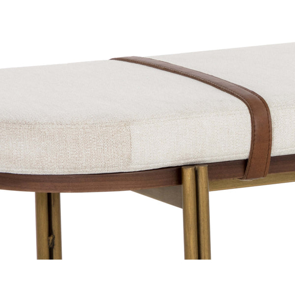 Home Fashion Elaine Bench Polo Club Muslin