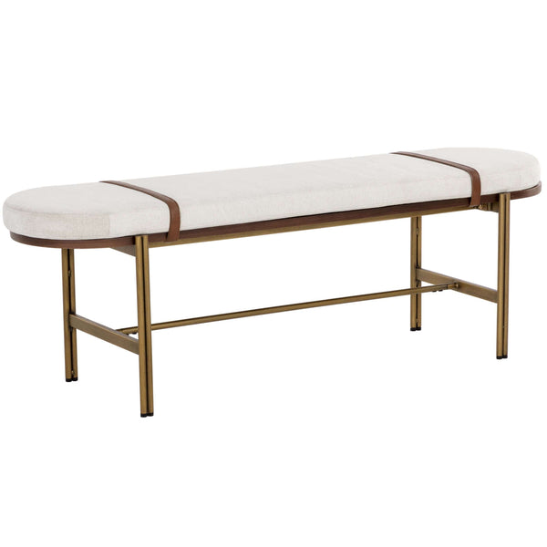 home fashion Elaine Bench Polo Club Muslin