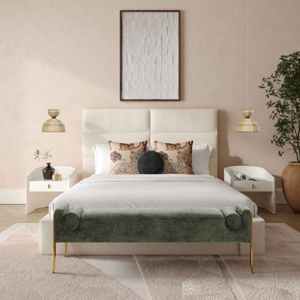 Home Fashion Eliana Boucle Bed Cream