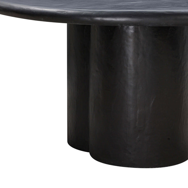 Home Fashion Elika Round Dining Table Black