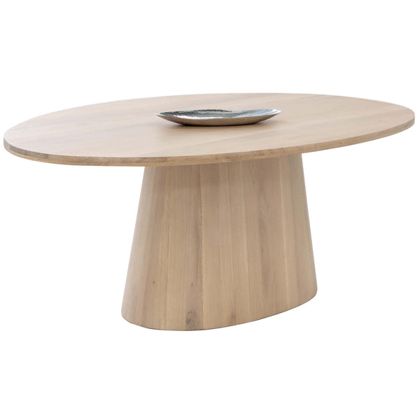 Home Fashion Elina Oval Dining Table Light Oak