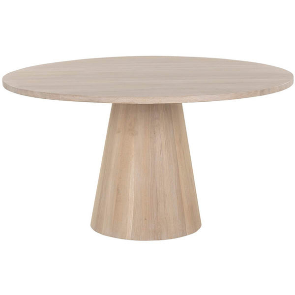 home fashion Elina Round Dining Table Light Oak