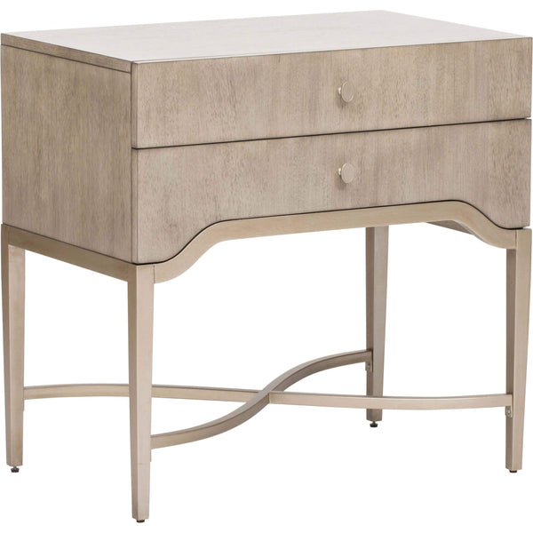 Home Fashion Elixir 2 Drawer Nightstand