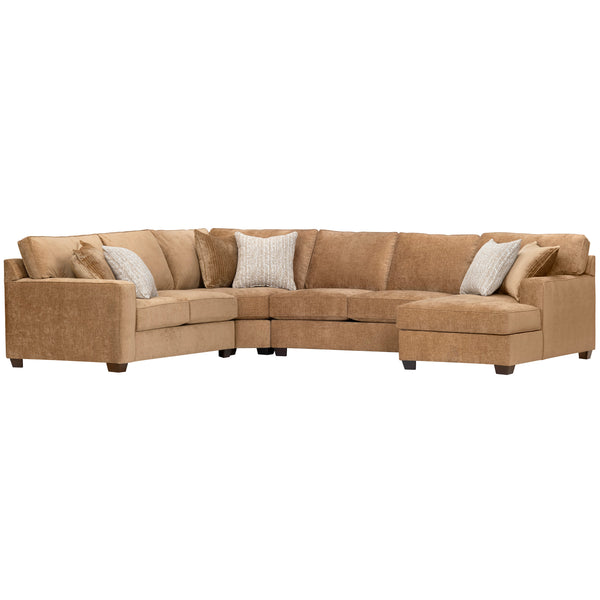home fashion Ember Sectional Brown