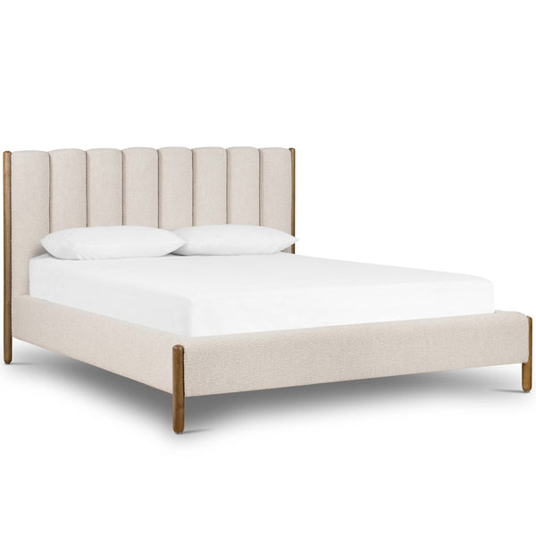 home fashion Emma Bed Knoll Sand by Four Hands