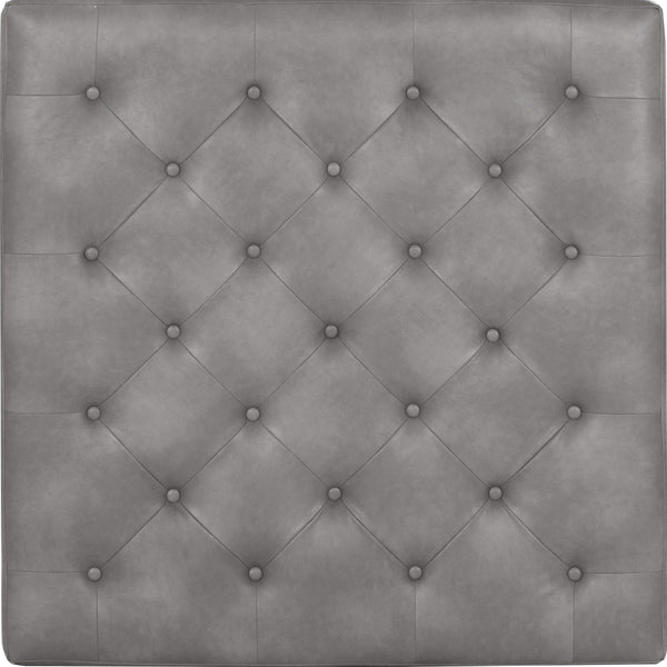 Home Fashion Endall Ottoman Black/Bravo Metal