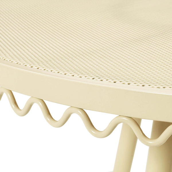 Home Fashion Erica Outdoor Cafe Table Cream