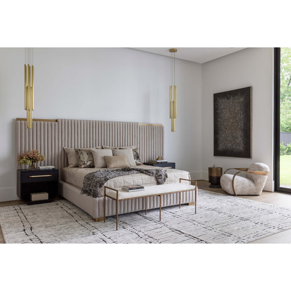 Home Fashion Esai Bench Zenith Alabaster
