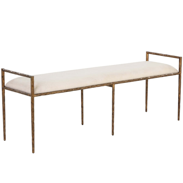 home fashion Esai Bench Zenith Alabaster