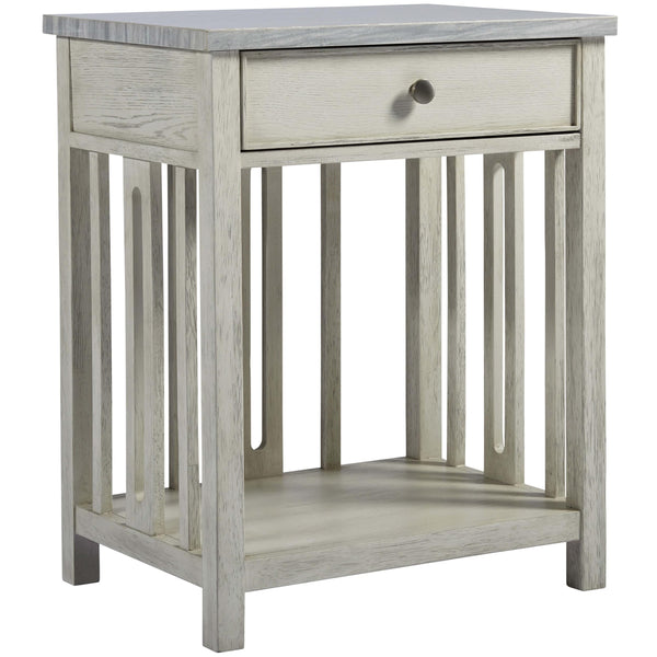 home fashion Escape Bedside Table w/Stone Top
