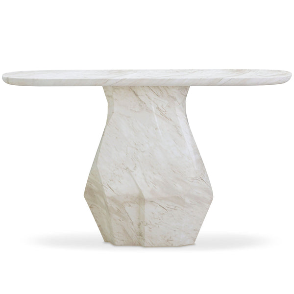 Home Fashion Esme Console Table Faux Marble