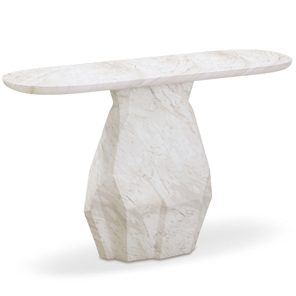 home fashion Esme Console Table Faux Marble