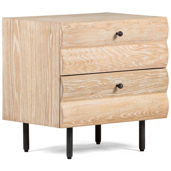 home fashion Estelle Nightstand Cerused Oak