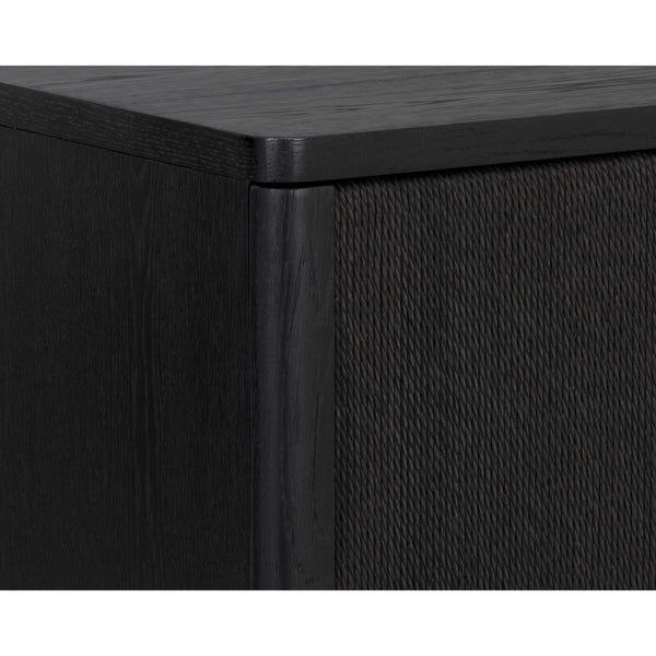 Home Fashion Etienne Nightstand Black