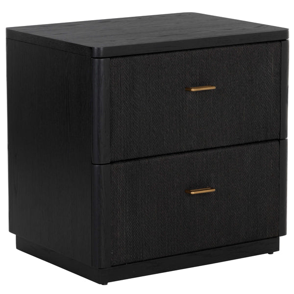 home fashion Etienne Nightstand Black