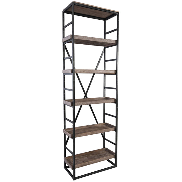 Home Fashion Evan Bookshelf Olive Brown