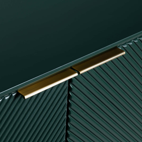 Home Fashion Evergreen 4 Door Sideboard Green