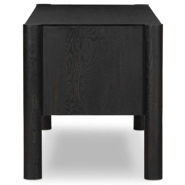 Home Fashion Ezri Desk Carved Black By Four Hands