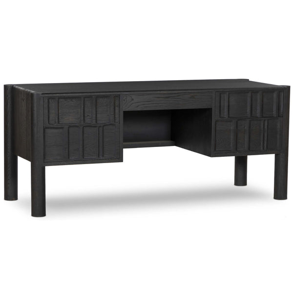 home fashion Ezri Desk Carved Black by Four Hands