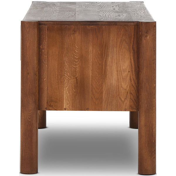Home Fashion Ezri Desk Carved Cocoa By Four Hands