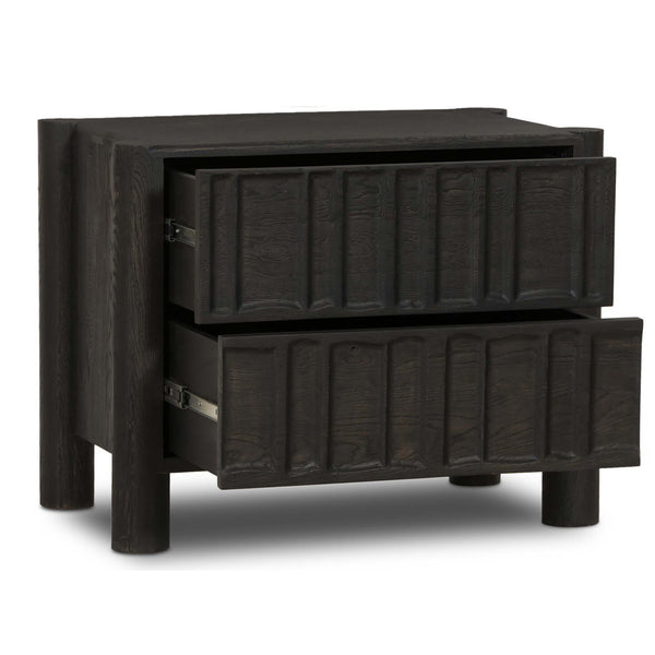 Home Fashion Ezri Nightstand Black By Four Hands