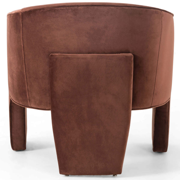 Home Fashion Fae Chair Auburn Velvet By Four Hands