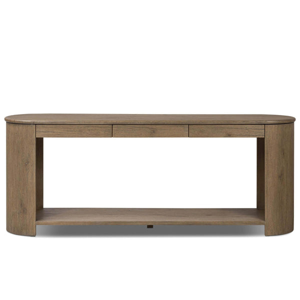 Home Fashion Farrow Console Table Drifted Oak
