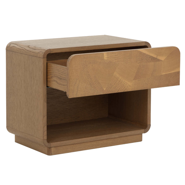 Home Fashion Fauna Nightstand Medium Brown