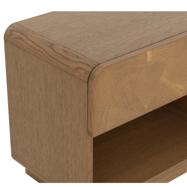 Home Fashion Fauna Nightstand Medium Brown