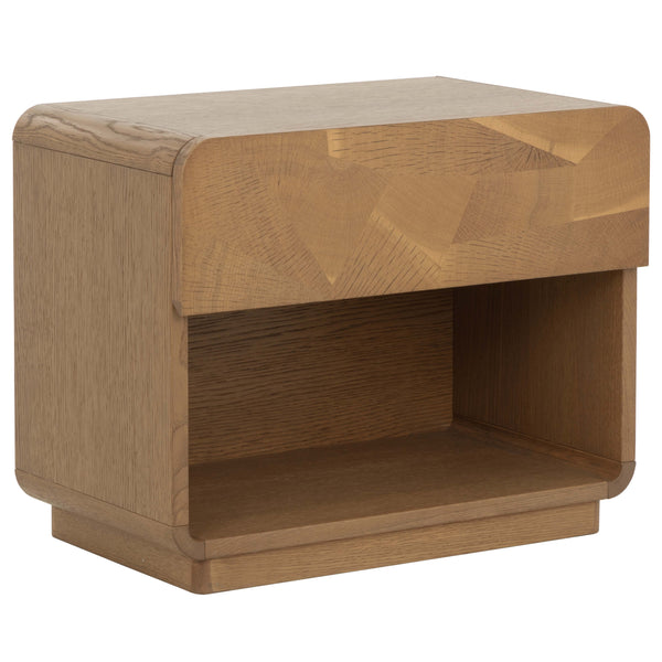 home fashion Fauna Nightstand Medium Brown